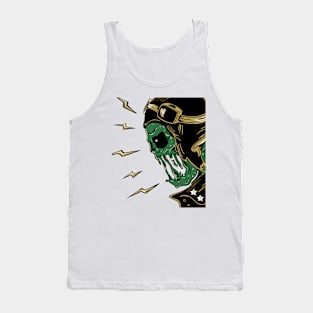 Skull patriot Tank Top